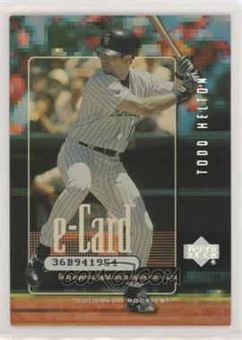 2001 Upper Deck - E-card #E4 - Todd Helton [EX to NM]