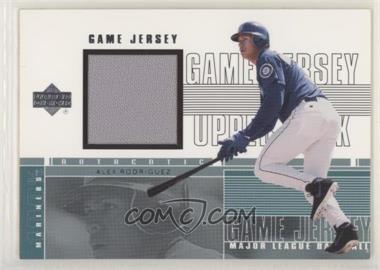 2001 Upper Deck - Game Jersey #C-AR - Alex Rodriguez