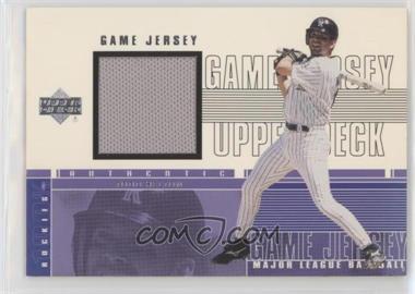 2001 Upper Deck - Game Jersey #C-TH - Todd Helton