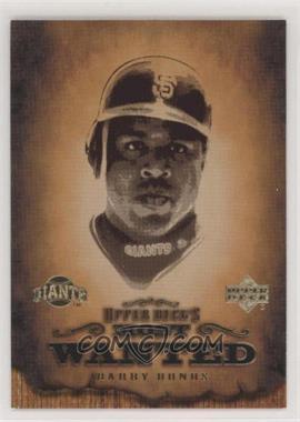 2001 Upper Deck - Most Wanted #MW12 - Barry Bonds