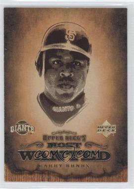 2001 Upper Deck - Most Wanted #MW12 - Barry Bonds