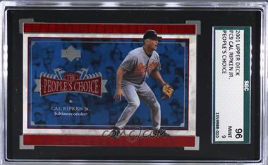 2001 Upper Deck - The People's Choice #PC9 - Cal Ripken Jr. [SGC 9 MINT]