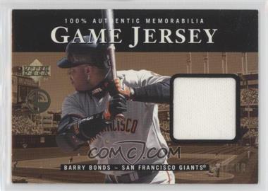 2001 Upper Deck - e-Volve Series 1 Game Jersey #EJ-BB - Barry Bonds /300 [Noted]