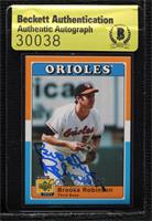 Brooks Robinson [BAS Beckett Auth Sticker]