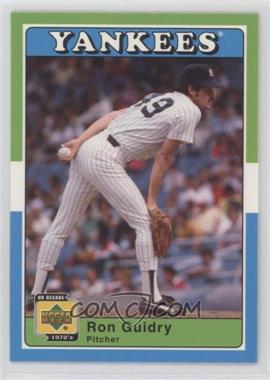 2001 Upper Deck Decade 1970's - [Base] #38 - Ron Guidry