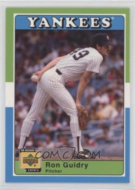 2001 Upper Deck Decade 1970's - [Base] #38 - Ron Guidry
