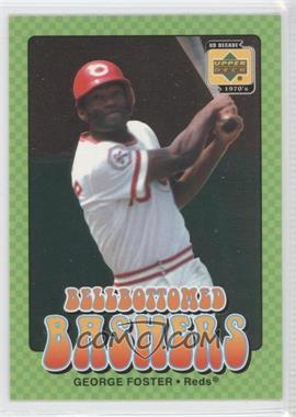2001 Upper Deck Decade 1970's - Bellbottomed Bashers #BB6 - George Foster
