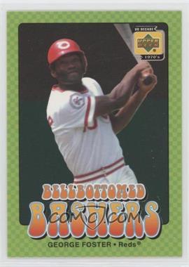 2001 Upper Deck Decade 1970's - Bellbottomed Bashers #BB6 - George Foster