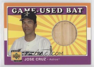 2001 Upper Deck Decade 1970's - Game-Used Bats #B-JOC - Jose Cruz