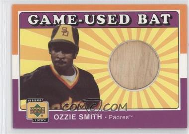 2001 Upper Deck Decade 1970's - Game-Used Bats #B-OS - Ozzie Smith
