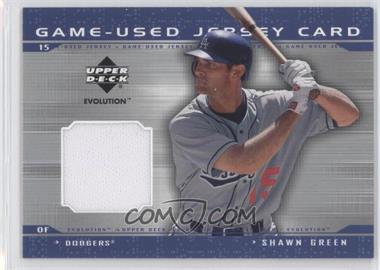 2001 Upper Deck Evolution - Game-Used Jerseys #J-SG - Shawn Green