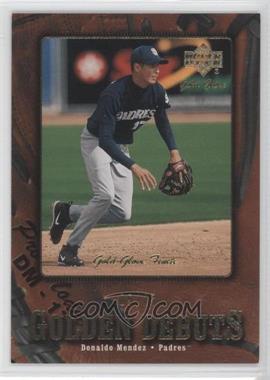 2001 Upper Deck Gold Glove - [Base] - Finite #124 - Donaldo Mendez /25