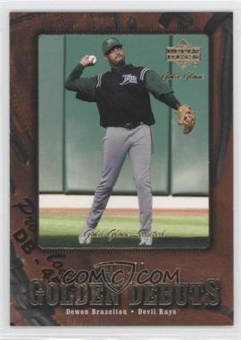 2001 Upper Deck Gold Glove - [Base] - Limited #134 - Dewon Brazelton /100