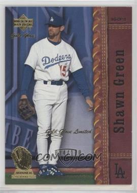 2001 Upper Deck Gold Glove - [Base] - Limited #63 - Shawn Green /100