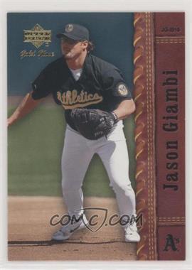 2001 Upper Deck Gold Glove - [Base] #3 - Jason Giambi