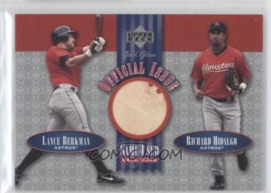 2001 Upper Deck Gold Glove - Official Issue Game-Used Balls #OI-BH - Lance Berkman, Richard Hidalgo