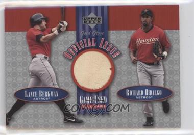 2001 Upper Deck Gold Glove - Official Issue Game-Used Balls #OI-BH - Lance Berkman, Richard Hidalgo [EX to NM]