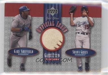 2001 Upper Deck Gold Glove - Official Issue Game-Used Balls #OI-SG - Gary Sheffield, Shawn Green