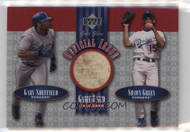 2001 Upper Deck Gold Glove - Official Issue Game-Used Balls #OI-SG - Gary Sheffield, Shawn Green