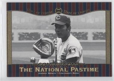 2001 Upper Deck Hall of Famers - [Base] #72 - Johnny Bench