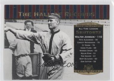 2001 Upper Deck Hall of Famers - [Base] #83 - Walter Johnson