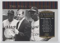 Willie Mays, Mickey Mantle, Hank Aaron