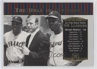 Willie Mays, Mickey Mantle, Hank Aaron