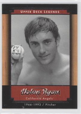 2001 Upper Deck Legends - [Base] #3 - Nolan Ryan