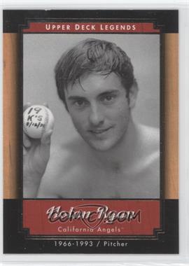 2001 Upper Deck Legends - [Base] #3 - Nolan Ryan