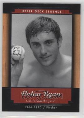 2001 Upper Deck Legends - [Base] #3 - Nolan Ryan