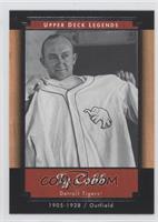 Ty Cobb (Holding Phiadelphia Athletics Uniform)