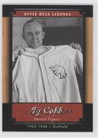 Ty Cobb (Holding Philadelphia Athletics Uniform)