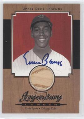 2001 Upper Deck Legends - Legendary Lumber - Signatures #SL-EB - Ernie Banks