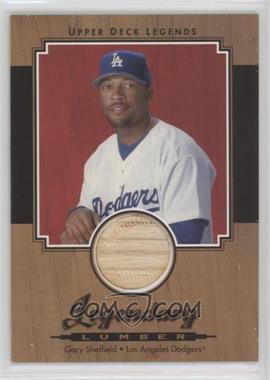 2001 Upper Deck Legends - Legendary Lumber #L-GS - Gary Sheffield