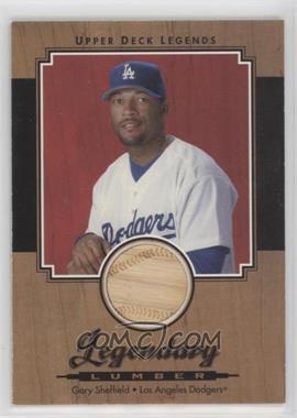 2001 Upper Deck Legends - Legendary Lumber #L-GS - Gary Sheffield