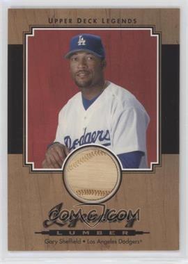 2001 Upper Deck Legends - Legendary Lumber #L-GS - Gary Sheffield