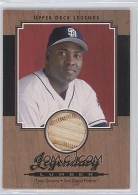 2001 Upper Deck Legends - Legendary Lumber #L-TG - Tony Gwynn