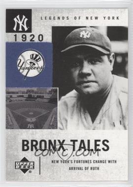 2001 Upper Deck Legends of New York - [Base] #125 - Bronx Tales - Babe Ruth