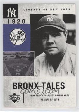 2001 Upper Deck Legends of New York - [Base] #125 - Bronx Tales - Babe Ruth