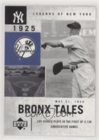 Bronx Tales - Lou Gehrig