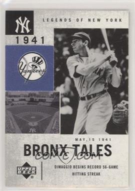 2001 Upper Deck Legends of New York - [Base] #130 - Bronx Tales - Joe DiMaggio