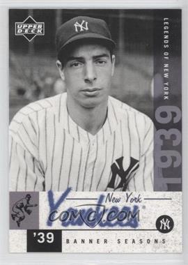 2001 Upper Deck Legends of New York - [Base] #141 - Banner Seasons - Joe DiMaggio