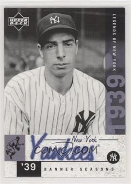 2001 Upper Deck Legends of New York - [Base] #141 - Banner Seasons - Joe DiMaggio