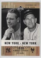 New York, New York - Mel Ott, Lou Gehrig