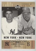 New York, New York - Billy Herman, Joe DiMaggio