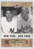 New York, New York - Billy Herman, Joe DiMaggio