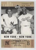 New York, New York - Joe DiMaggio, Jackie Robinson