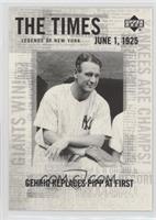The Times - Lou Gehrig