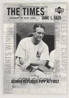 The Times - Lou Gehrig