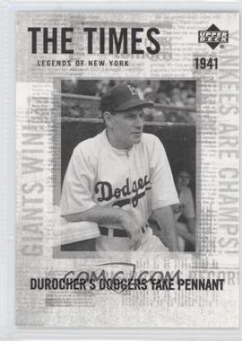 2001 Upper Deck Legends of New York - [Base] #177 - The Times - Leo Durocher